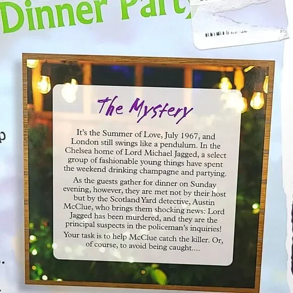 A Mystery Dinner Party Game - The Champagne Murder - Picture 7 of 15